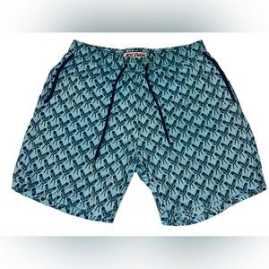 Mr. Swim- Men’s Twin Parrot 100% Nylon Swimming Trunk- Sz Med- EUC